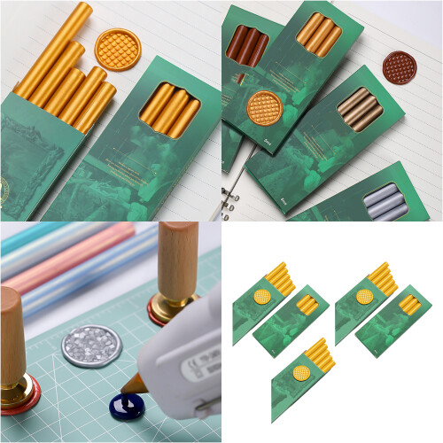 50Pcs Colored Seal Stick for Wedding Invitations,-ice blue 1