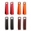 2 stuks elegante lederen wijnflesdragers herbruikbare-Rood 2