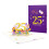 Celebratory 3D Popup Card with Pyrotechnics-25 years old 1