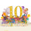 Celebratory 3D Popup Card with Pyrotechnics-25 years old 7