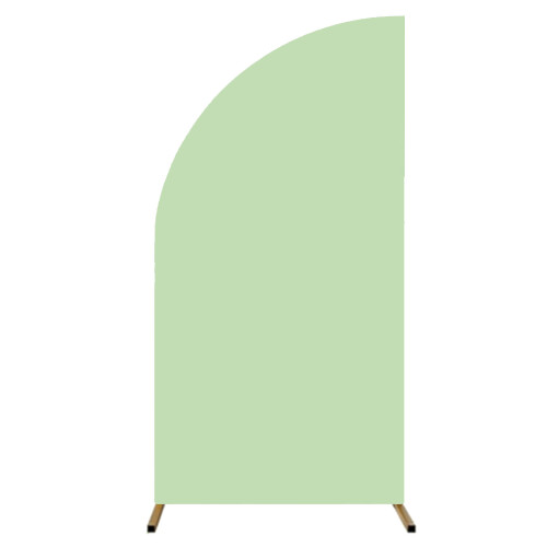 Spandex Arch Cover for Elegant Wedding-6.6ft Light Green
