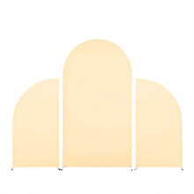 Event Decors Arch Backdrop Cover Baby Showers-cream color