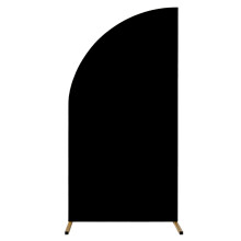 Spandex Arch Cover for Wedding and Party Venues-6.6ft Black