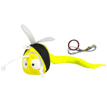 Interaction Pet Hanging Plush Toy Teaser Animal Toy-Yellow