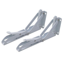 Összecsukható polckonzol a helytakarékosságért Összecsukható kialakítás, Max. teherbírás 75 kg, Nagy teherbírású rozsdamentes acél