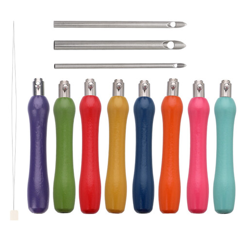 5 Set Adjustable Punch Needle Tool Set 2/3/5mm-Mixed colors