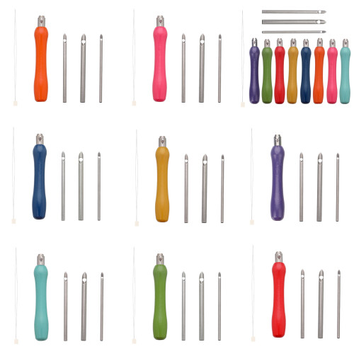 5 Set Adjustable Punch Needle Tool Set 2/3/5mm-Mixed colors 1