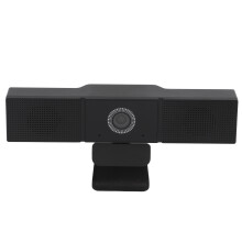 Webcam HD com microfone, redução de ruído, correção automática de baixa luminosidade, plug and play, campo de visão ajustável para