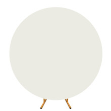 Round Backdrop Cover Photography Studio-Ivory white 7.5ft