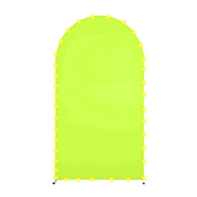 Arch Shaped Backdrop Cloth with-6.6ft fluorescent green