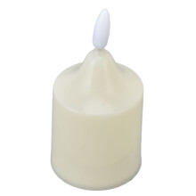 Realistic Flameless Candles, Smokeless Unscented Pillars for Romantic Ambiance, Wedding Party Home Decor, High Quality Plastic (Long Life With Three B