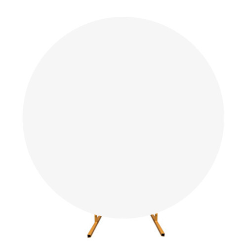 Sophisticated Backdrop Cover Balloon Arch Stand-White 6.5ft