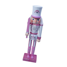Pink Series Nutcrackers Soldier Figurine Ornament-pink sword