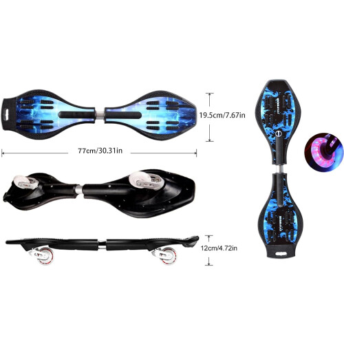RipStik Roller Board, Compact, Rip Stick with Luminous Wheels Ref: 7455 2