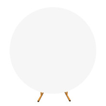 Circle Backdrop Cover for Weddings and Parties Balloon-White 6