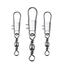 200 pieces of fishing swivels, line connectors, hard steel, fishing swivels, swivels, snap connectors Ref: 6984