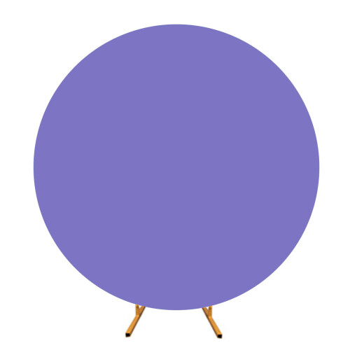 Polyester Backdrop Cover for Ceremonies and-Purple 7.2ft