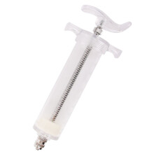Feeding Tubes for Baby Bird Feeding Syringe, 50ml Reusable Sterilized with Hot Water Animal Drench Syringe with Anti-Corrosion Nozzle, Lightweight Dur