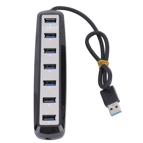 Διανομέας USB επτά θυρών 3.0, η ιδανική λύση για συνδεσιμότητα πολλαπλών συσκευών,