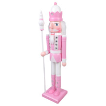 Unique Pink Nutcrackers Soldier Crafted for Enthusiasts-scepter