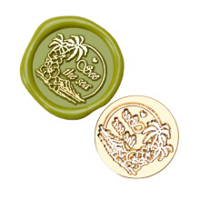 10Pcs Sealing Stamps for Scrapbooking,-Go to see the sea