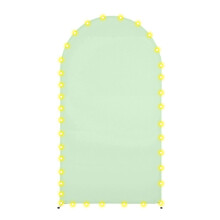 Arch Shaped Photography Background Backdrop-5ft Light Green