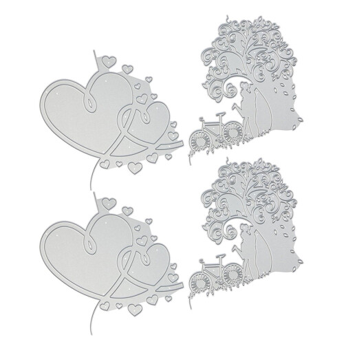 2 Set Background Framework Die Cuts Butterfly Cutting-JK030209