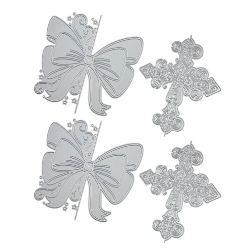2 Set Background Framework Die Cuts Metal Cutting Dies-JK030208