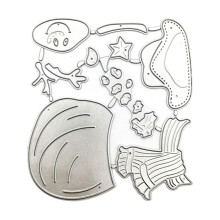 Metal Dies Cuts Christmas Sleigh Cutting Dies for-JAM1353
