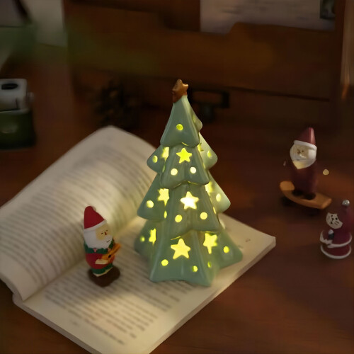 Elegant Holiday Decors Ceramic Star for Christmas Tree Delicate 1