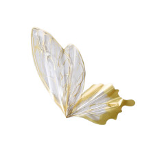 40Pcs Butterfly Wing Themed Flower Wrapping Paper-K gold