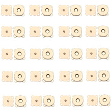 20 Pcs Magnetic Purse Snap Fasteners-Light gold magnetic