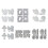 2 Set Background Framework Die Cuts Metal Cutting Dies-JK030208 2