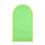 Arch Shaped Photography Background Backdrop Cloth-6.6ft Green 1