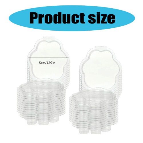 25Pcs Cats Claw Shaped Melting Molds For Wickless Candle Making, 2
