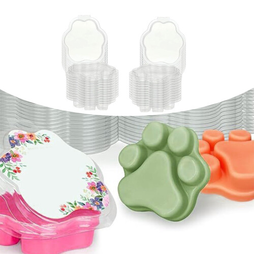 25Pcs Cats Claw Shaped Melting Molds For Wickless Candle Making, 1