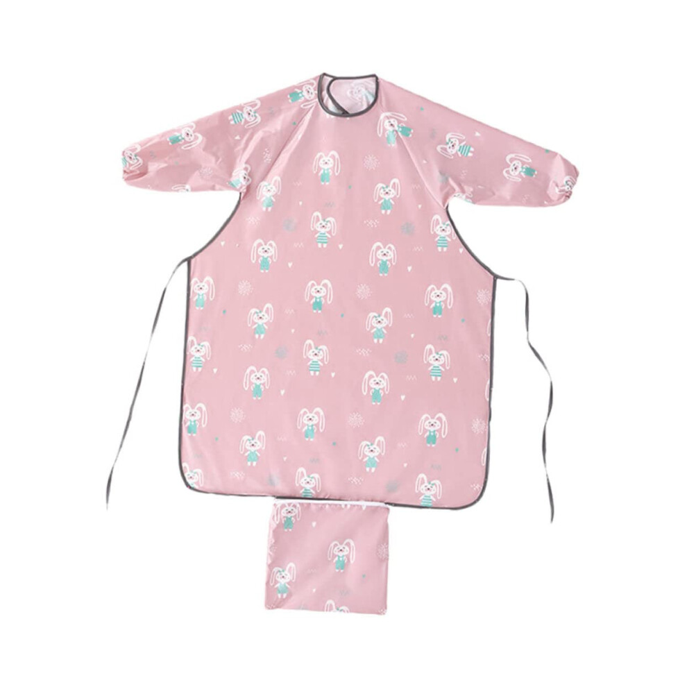 Long Sleeve Bib Coveralls Weaning Bib Smock Full Coverage For Boys And Girls