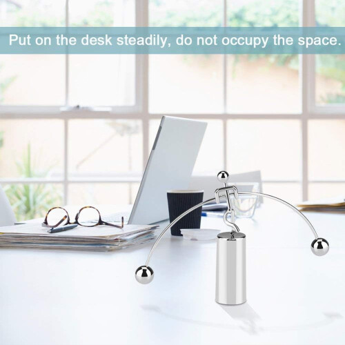 Παιχνίδι KineticArt SteelBalanceToy, Αξεσουάρ Γραφείου από Υψηλής Ποιότητας Ατσάλι, Παιχνίδι 2