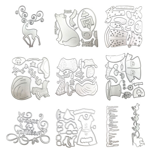 Christmas Series Cutting Dies Template Molds Embossings-JAM1349 1