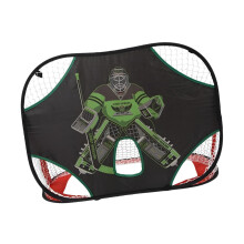 Hockey Goal Practice Target Easy Attach portable, foldable goalie target for Garden Outdoor Sport Basketball Hockey Dark Green