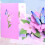 Flower and Butterfly Greeting Card with Envelope Gift for 7