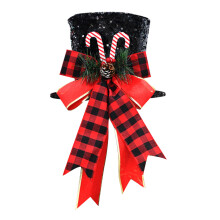 Christmas Tree Toppers Hat Large Christmas Tree-Black sequins