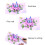 Flower and Butterfly Greeting Card with Envelope Gift for 6