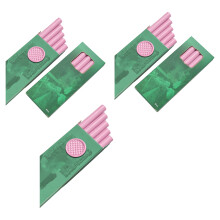 50Pcs Colored Seal Stick for Wedding Invitations,-princess pink
