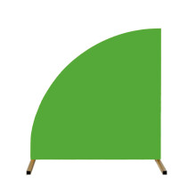 Decorative Spandex Arch Cover for Wedding Banquets-2.5ft Green
