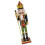 1Pcs 38cm Wood Nutcrackers Statue Artistic Tabletop-Deep Blue 1