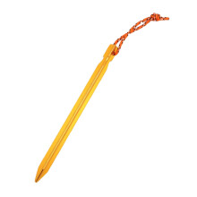 Tent Pegs, Tent Pegs, 7 Inch Spikes, Unbreakable, Sturdy Aluminium Pegs with Pull Ropes for the Garden gold Ref: 1670