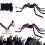 Eerie Halloween Celebration Spiders with Lighting Effect for-30 7