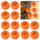 12Pcs Artificial Pumpkins for Kitchen Display Thanksgiving 2