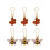 6PCS Crochet Locking Knitting Marker Charm for Sweater Hat Bag 1